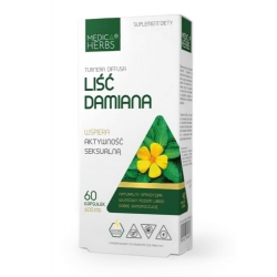 Liść Damiana (Turnera) 60 kaps Medica Herbs
